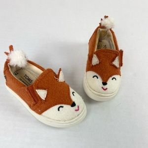 Toms Fox Slip On Toddler Size 5 Gender Neutral